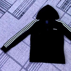Womens adidas zip hoodie size Large